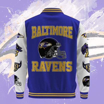 NFL Baltimore Ravens OVO Premium Varsity Jacket