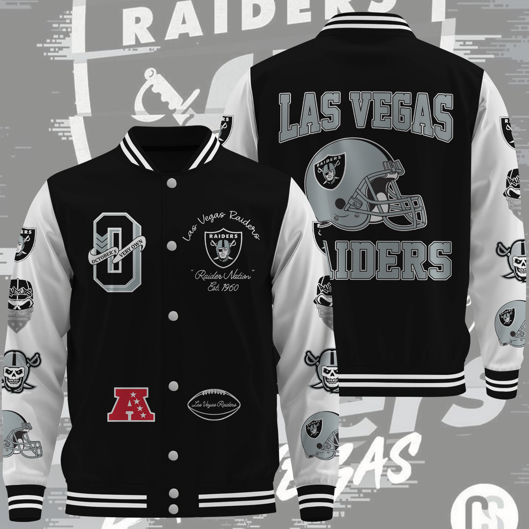 NFL Las Vegas Raiders OVO Premium Varsity Jacket