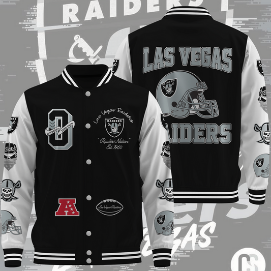 NFL Las Vegas Raiders OVO Premium Varsity Jacket