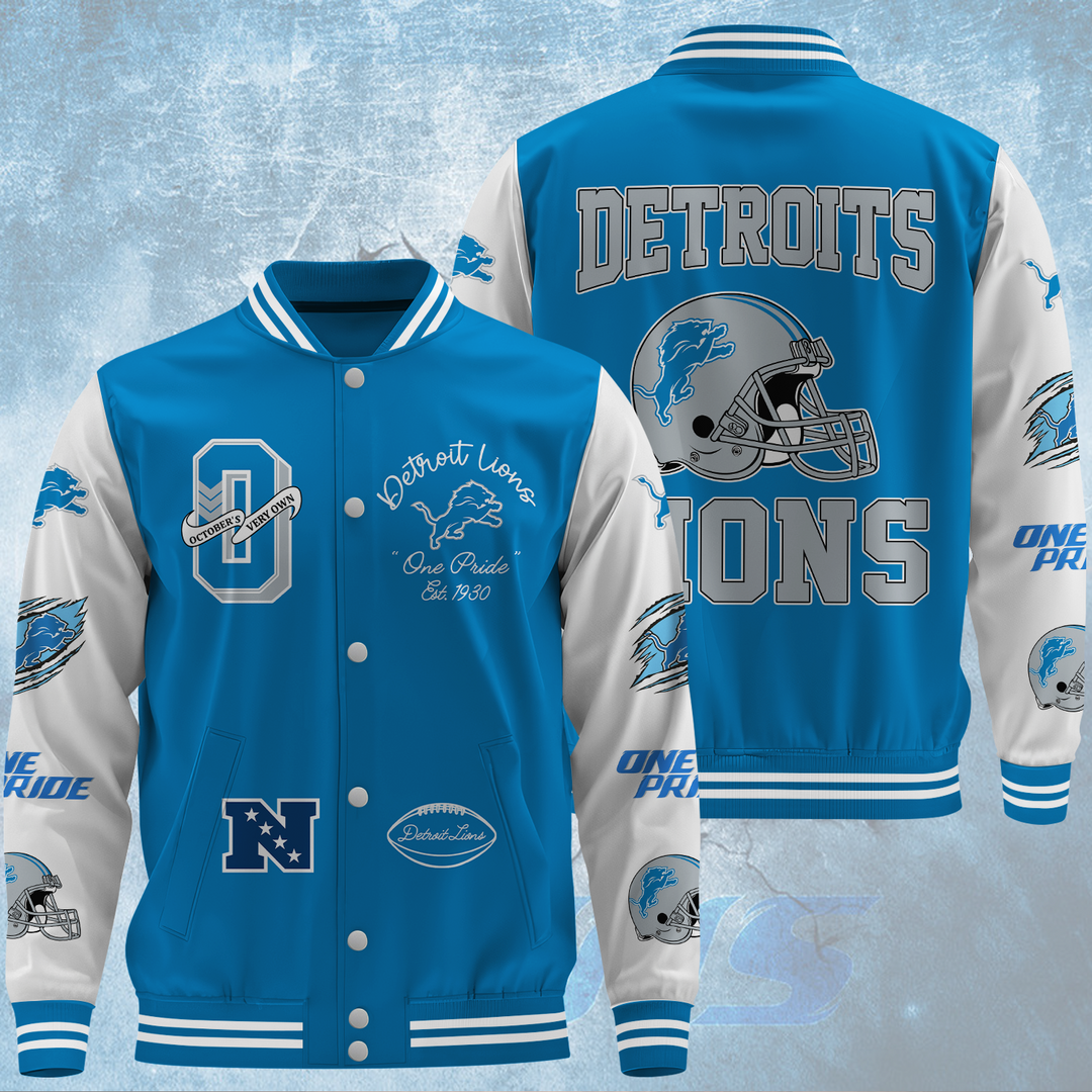 NFL Detroit Lions OVO Premium Varsity Jacket