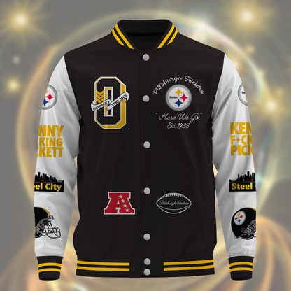 NFL Pittsburgh Steelers OVO Premium Varsity Jacket