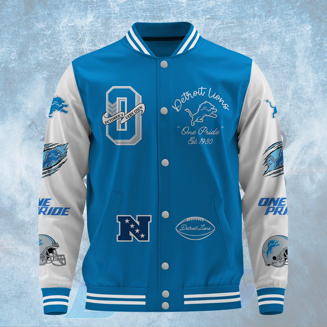 NFL Detroit Lions OVO Premium Varsity Jacket