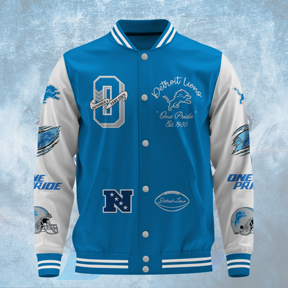 NFL Detroit Lions OVO Premium Varsity Jacket