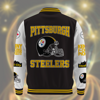 NFL Pittsburgh Steelers OVO Premium Varsity Jacket