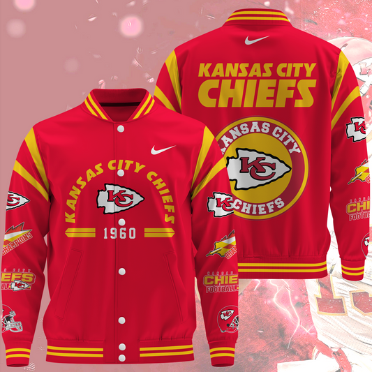 NFL Kansas City Chiefs Premium Varsity Jacket V1
