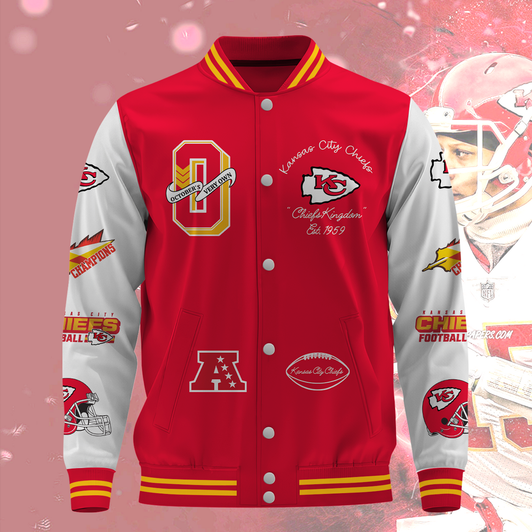 NFL Kansas City Chiefs OVO Premium Varsity Jacket