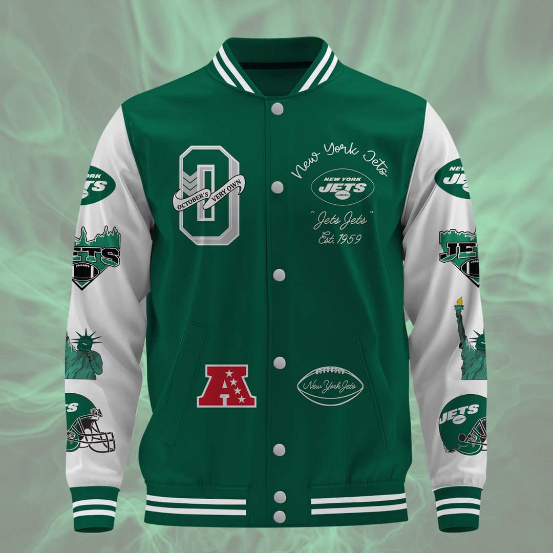 NFL New York Jets OVO Premium Varsity Jacket