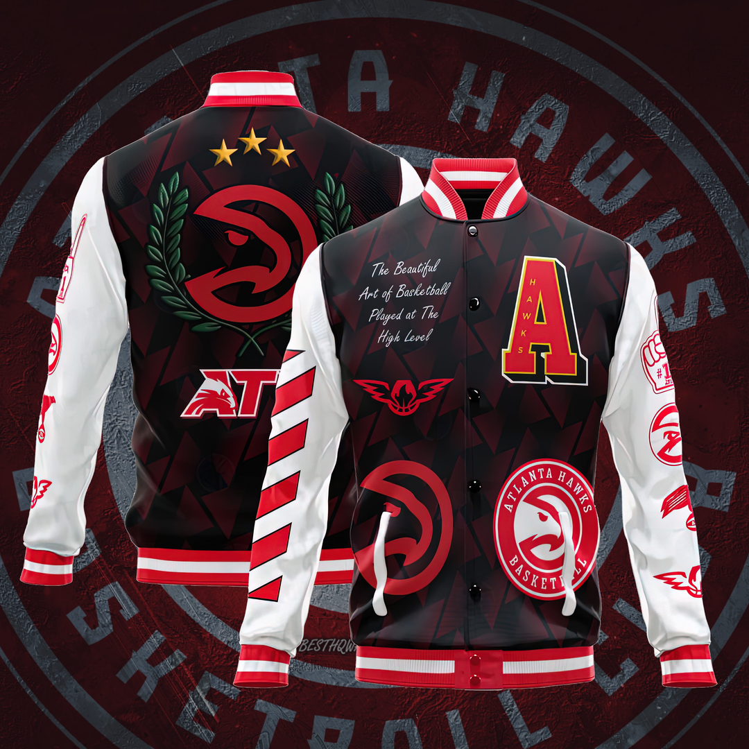 NBA Atlanta Hawks Varsity Jacket V1