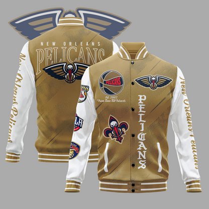 NBA New Orleans Pelicans Varsity Jacket V2