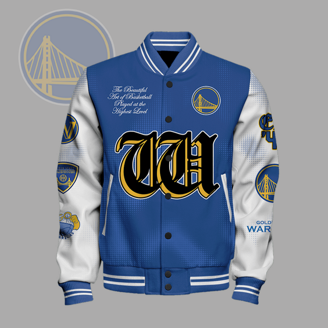 NBA Golden State Warriors Stephen Curry Night Night Varsity Jacket