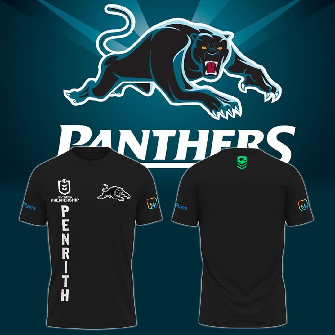 Penrith Panthers  NRL TM - You will save more when you buy the clothes and hat combo T-shirt
