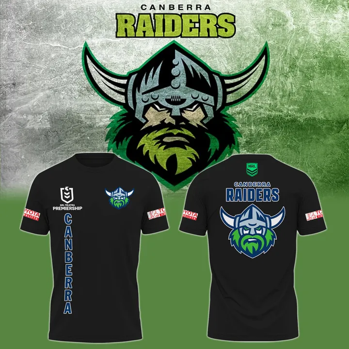 Canberra Raiders NRL Limited Edition T-Shirt TM - You will save more when you buy the clothes and hat combo V3