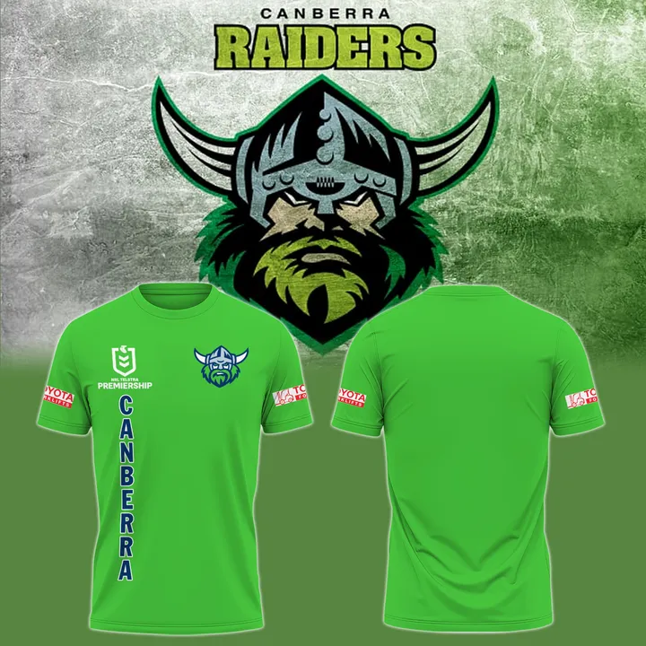 Canberra Raiders NRL Limited Edition T-Shirt TM - You will save more when you buy the clothes and hat combo V5