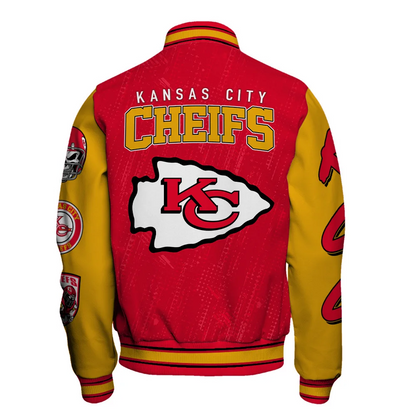 Kansas City Chiefs National Football League Conquer Every Field Unisex Varsity Jacket
