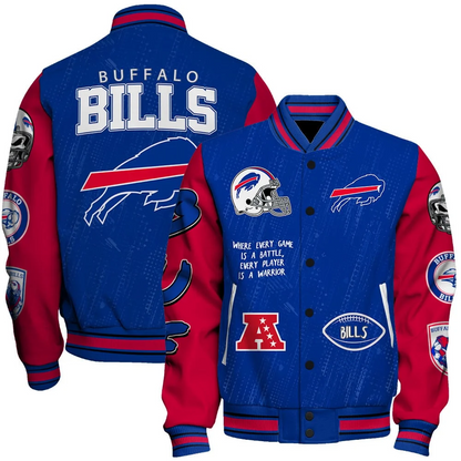 Buffalo Bills National Football League Conquer Every Field Unisex Varsity Jacket