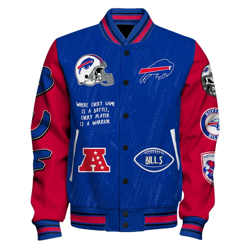 Buffalo Bills National Football League Conquer Every Field Unisex Varsity Jacket
