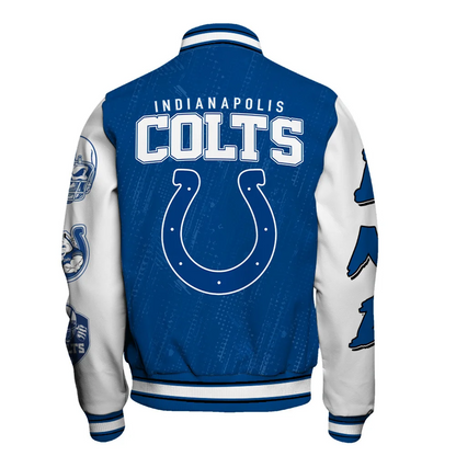 Indianapolis Colts National Football League Conquer Every Field Unisex Varsity Jacket