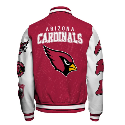 Arizona Cardinals National Football League Conquer Every Field Unisex Varsity Jacket