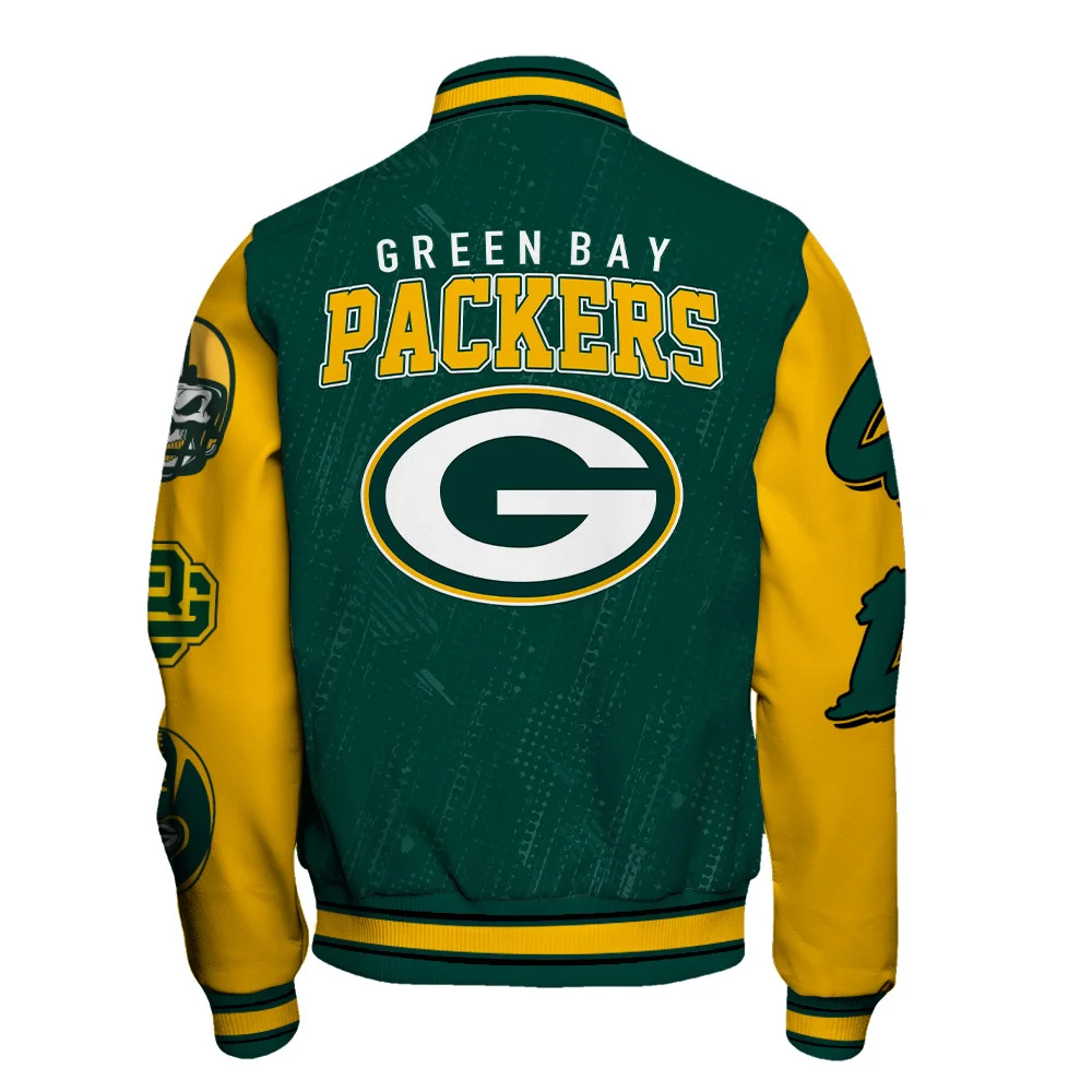 Green Bay Packers National Football League Conquer Every Field Unisex Varsity Jacket