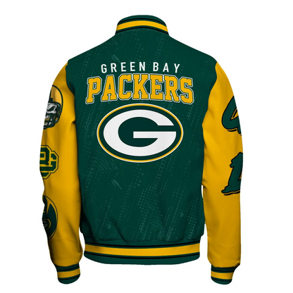 Green Bay Packers National Football League Conquer Every Field Unisex Varsity Jacket