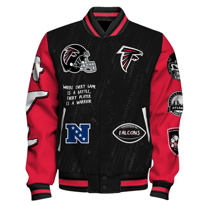 Atlanta Falcons National Football League Conquer Every Field Unisex Varsity Jacket