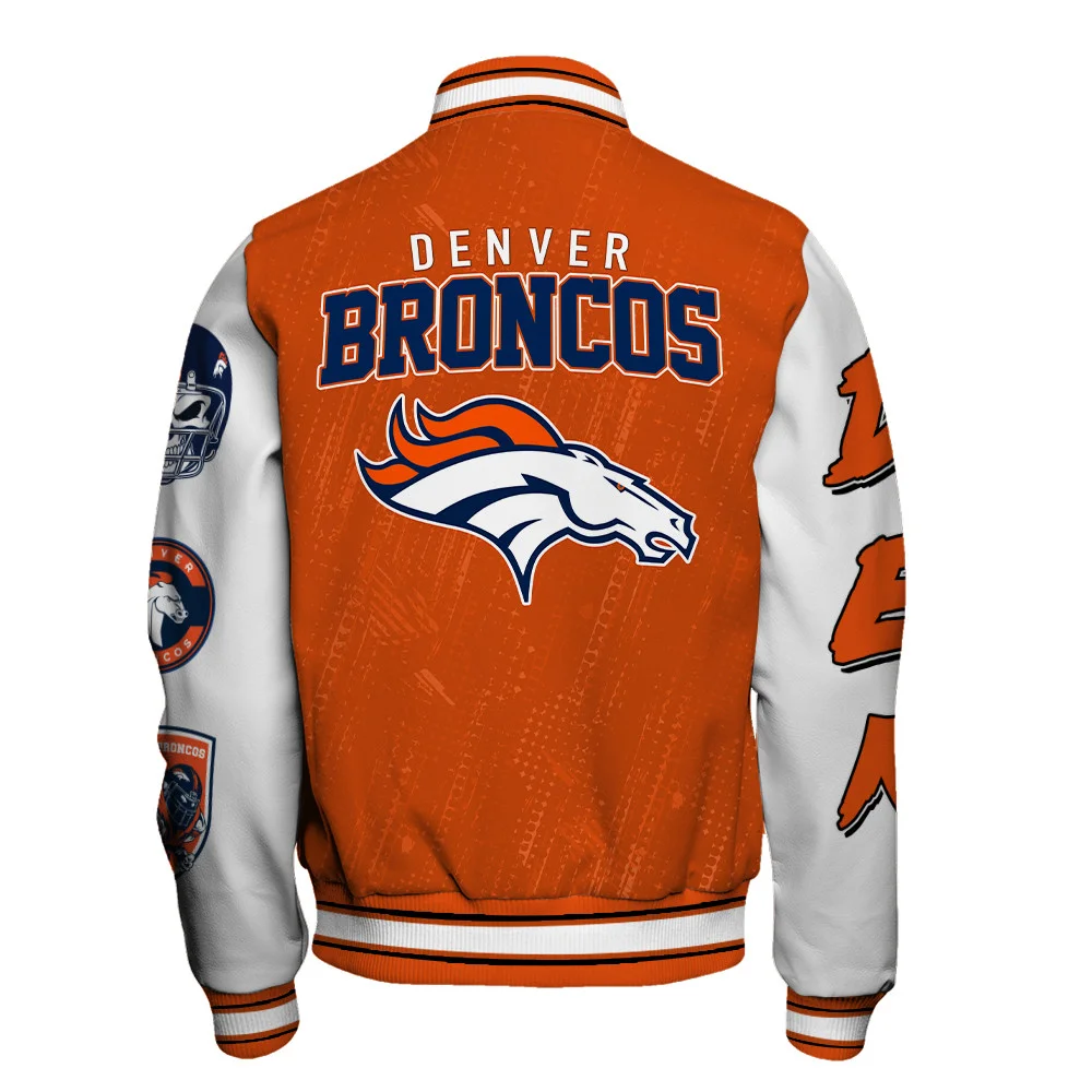Denver Broncos National Football League Conquer Every Field Unisex Varsity Jacket