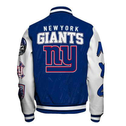 New York Giants National Football League Conquer Every Field Unisex Varsity Jacket