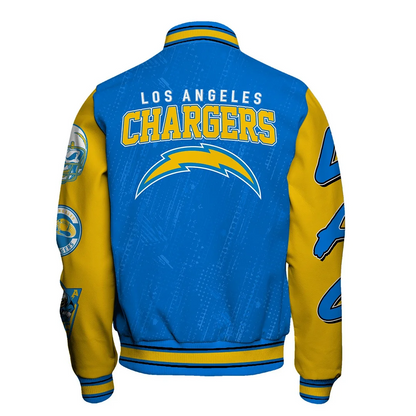Los Angeles Chargers National Football League Conquer Every Field Unisex Varsity Jacket
