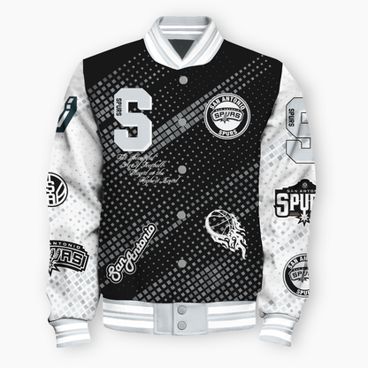 NBA San Antonio Spurs NATIONAL BASKETBALL ASSOCIATION VARSITY JACKET V2