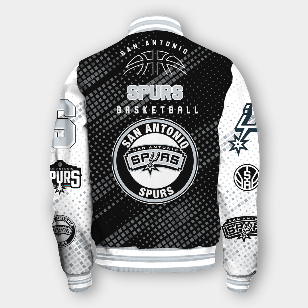 NBA San Antonio Spurs NATIONAL BASKETBALL ASSOCIATION VARSITY JACKET V2