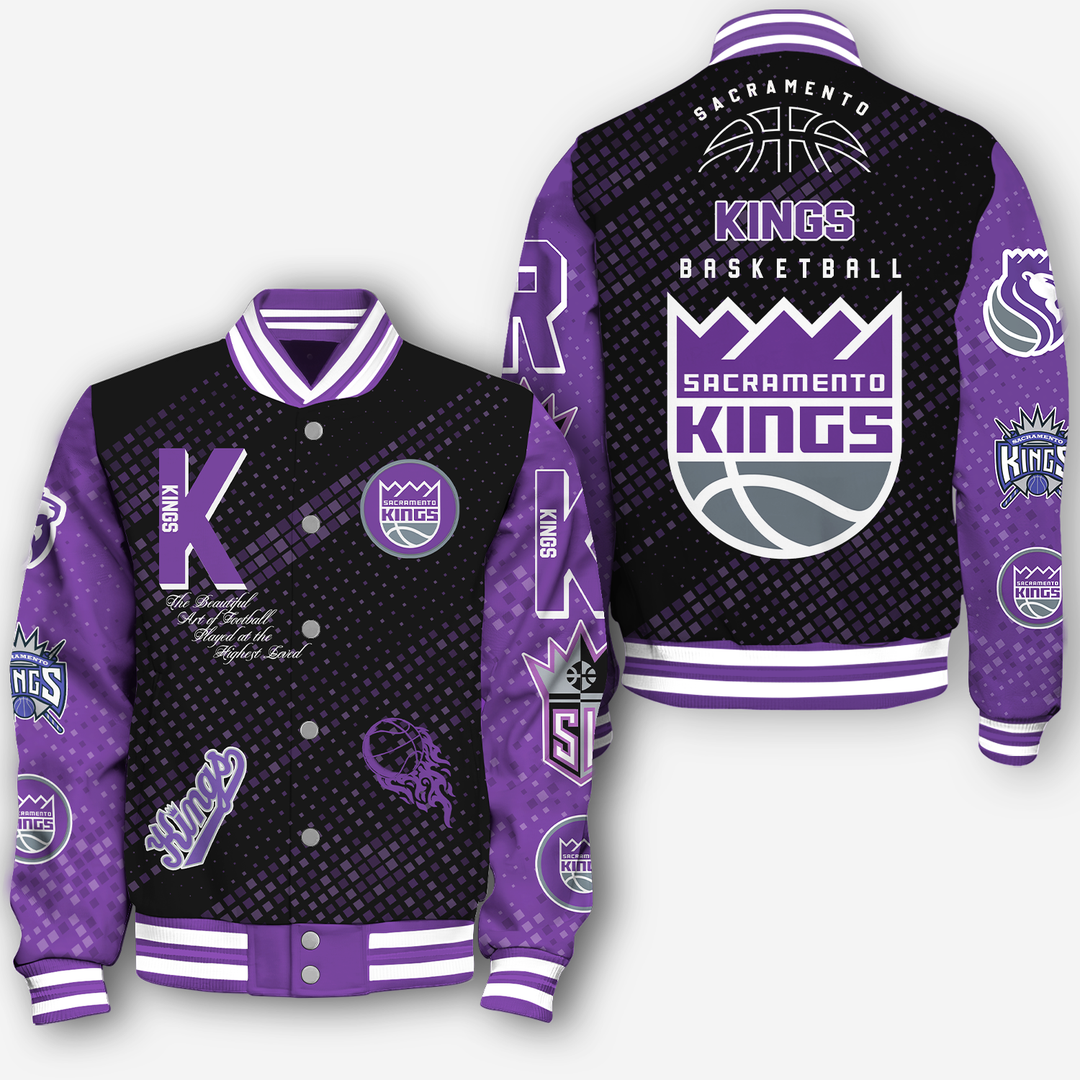 NBA Sacramento Kings  NATIONAL BASKETBALL ASSOCIATION VARSITY JACKET V2