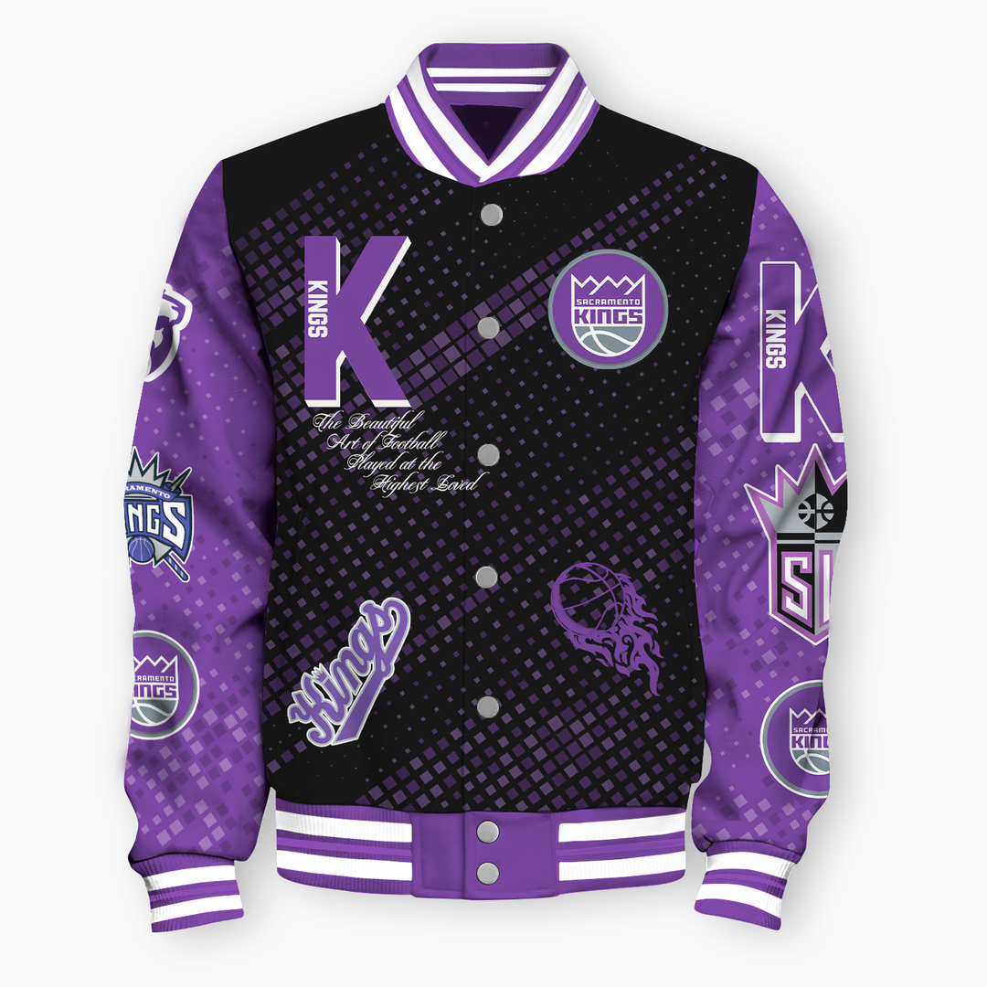 NBA Sacramento Kings  NATIONAL BASKETBALL ASSOCIATION VARSITY JACKET V2