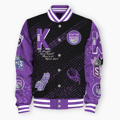 NBA Sacramento Kings  NATIONAL BASKETBALL ASSOCIATION VARSITY JACKET V2