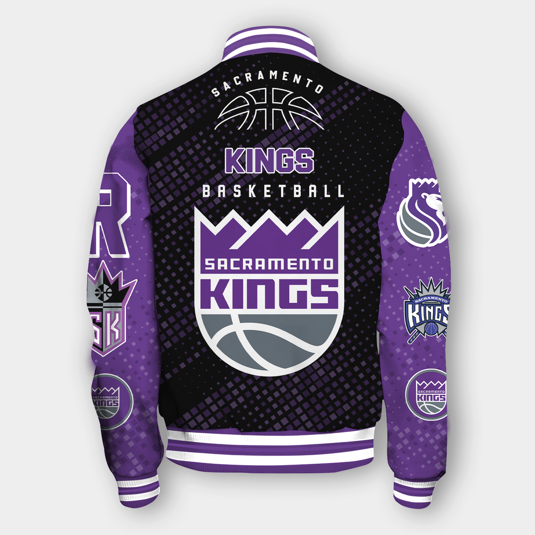 NBA Sacramento Kings  NATIONAL BASKETBALL ASSOCIATION VARSITY JACKET V2