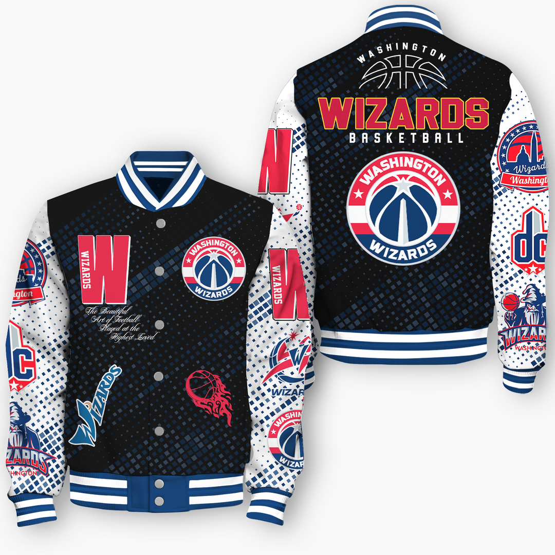 NBA Washington Wizards  NATIONAL BASKETBALL ASSOCIATION VARSITY JACKET V2