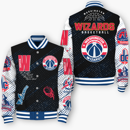 NBA Washington Wizards  NATIONAL BASKETBALL ASSOCIATION VARSITY JACKET V2
