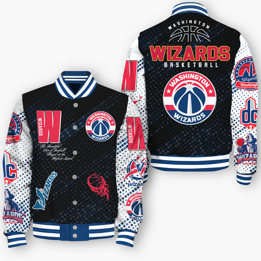 NBA Washington Wizards  NATIONAL BASKETBALL ASSOCIATION VARSITY JACKET V2