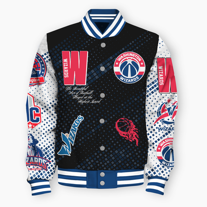 NBA Washington Wizards  NATIONAL BASKETBALL ASSOCIATION VARSITY JACKET V2