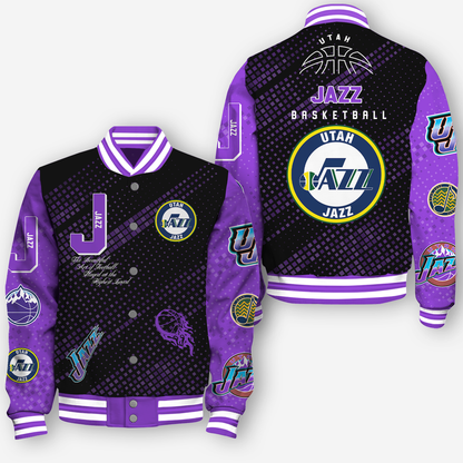 NBA Utah Jazz NATIONAL BASKETBALL ASSOCIATION VARSITY JACKET V2