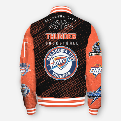 NBA Oklahoma City Thunder NATIONAL BASKETBALL ASSOCIATION VARSITY JACKET V2