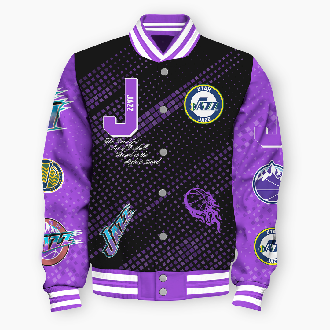 NBA Utah Jazz NATIONAL BASKETBALL ASSOCIATION VARSITY JACKET V2