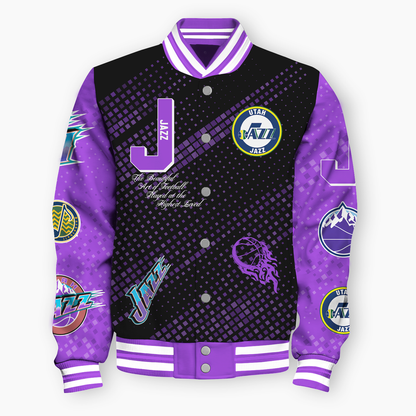 NBA Utah Jazz NATIONAL BASKETBALL ASSOCIATION VARSITY JACKET V2
