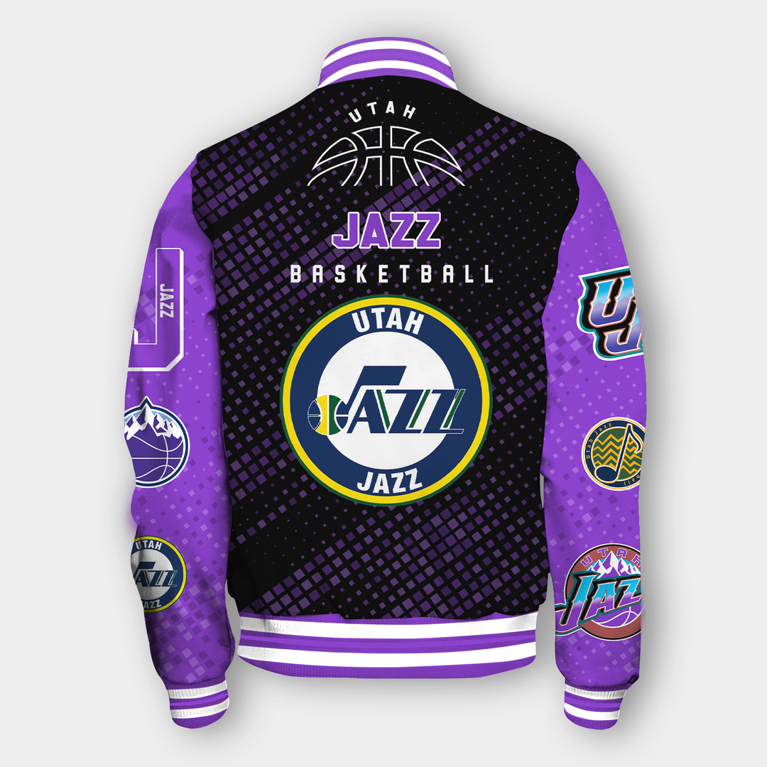 NBA Utah Jazz NATIONAL BASKETBALL ASSOCIATION VARSITY JACKET V2