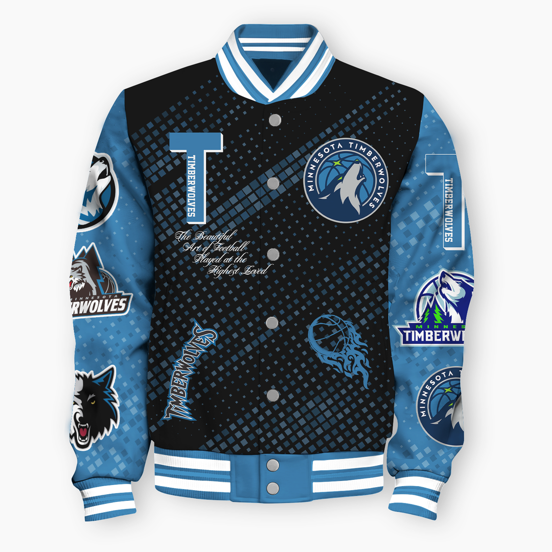 NBA Minnesota Timberwolves NATIONAL BASKETBALL ASSOCIATION VARSITY JACKET V2