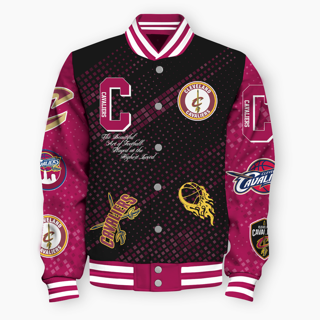 NBA Cleveland Cavaliers NATIONAL BASKETBALL ASSOCIATION VARSITY JACKET V2