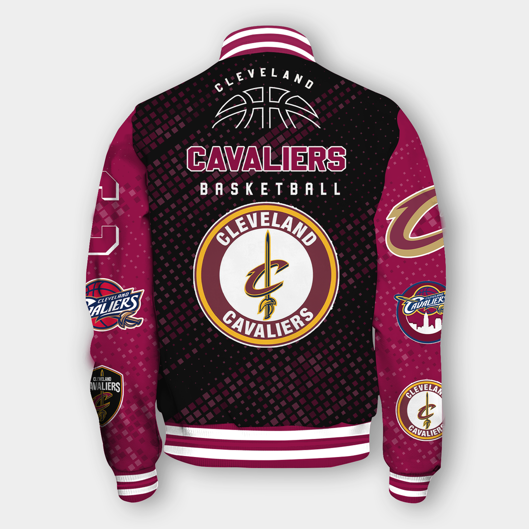 NBA Cleveland Cavaliers NATIONAL BASKETBALL ASSOCIATION VARSITY JACKET V2