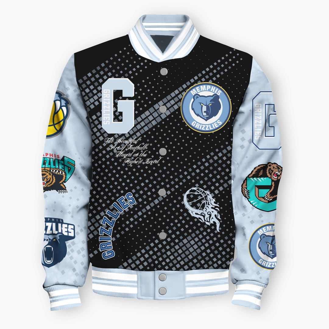 NBA Memphis Grizzlies NATIONAL BASKETBALL ASSOCIATION VARSITY JACKET V2
