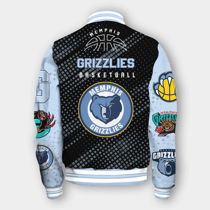 NBA Memphis Grizzlies NATIONAL BASKETBALL ASSOCIATION VARSITY JACKET V2