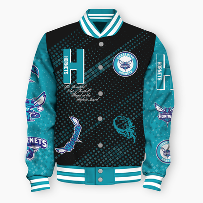 NBA Charlotte Hornets  NATIONAL BASKETBALL ASSOCIATION VARSITY JACKET V2