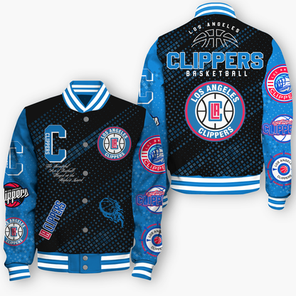 NBA Los Angeles Clipers NATIONAL BASKETBALL ASSOCIATION VARSITY JACKET V2